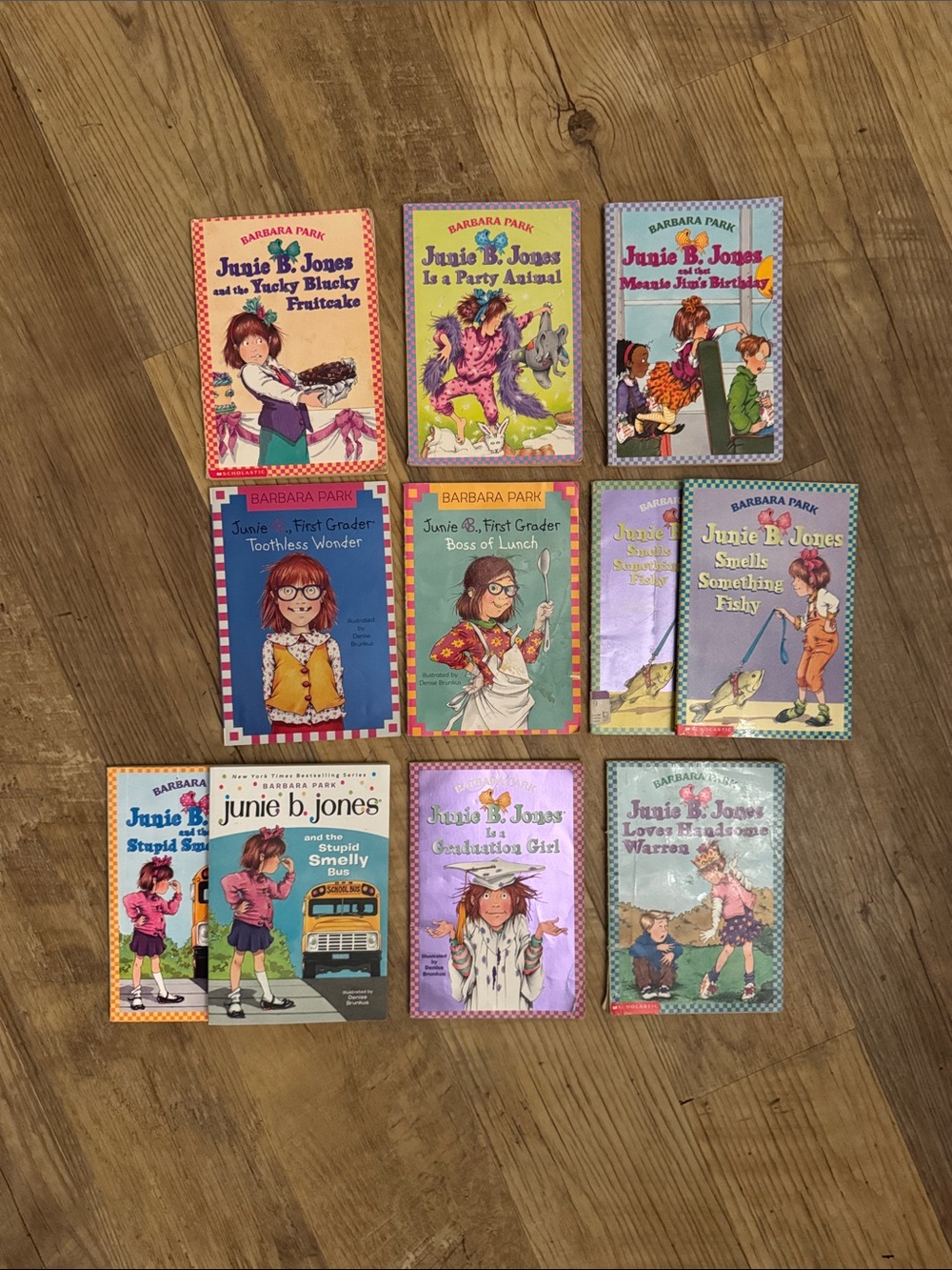 Lot of 11 Junie B. Jones Kids Chapter Books